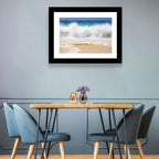 Breaking Wave Over Wet Sand Wall Art