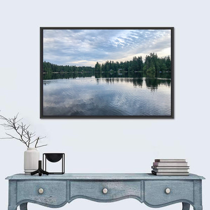 Beaver Lake Park Sunrise Reflection Wall Art