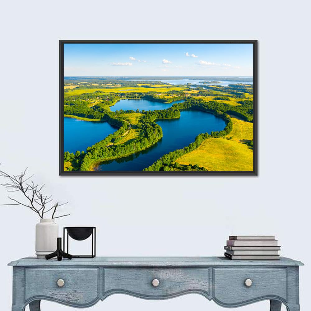 Narachanski Lake Meadows Aerial View Wall Art