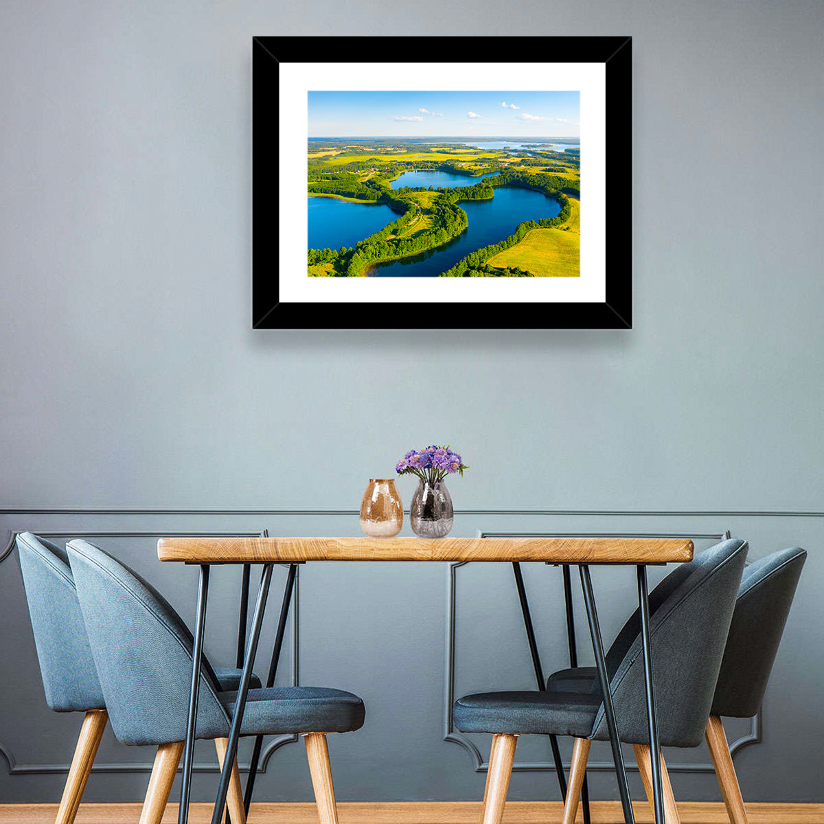 Narachanski Lake Meadows Aerial View Wall Art