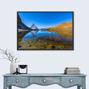 Matterhorn From Riffelsee Lake Wall Art