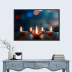 Diya of Hope Wall Art