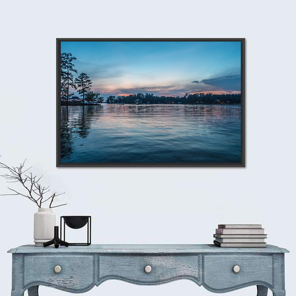 Lake Wateree Twilight Reflection Wall Art