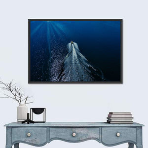 Boat in Deep Waters Wall Art