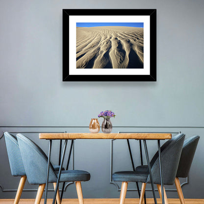 Endless Rippled Sand Dunes Wall Art