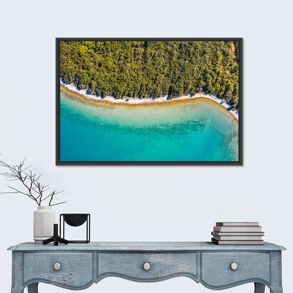 Dugi Otok Aerial Shoreline Wall Art