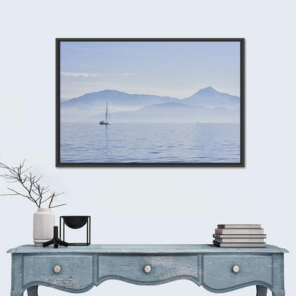 Boat & Calm Sea Wall Art