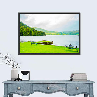 Ullswater Lakeside Benches Wall Art