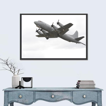 Four-engine Turboprop Patrol Aircraft Wall Art