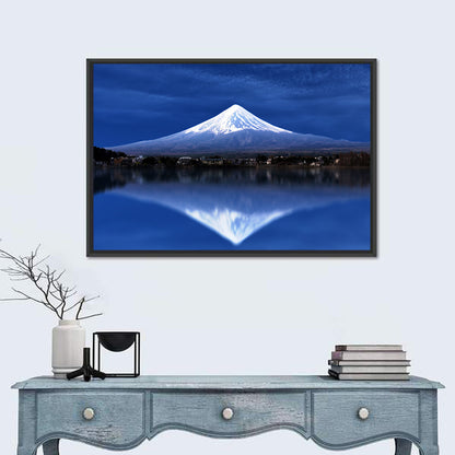 Mount Fuji Reflected on Lake Kawaguchiko Wall Art