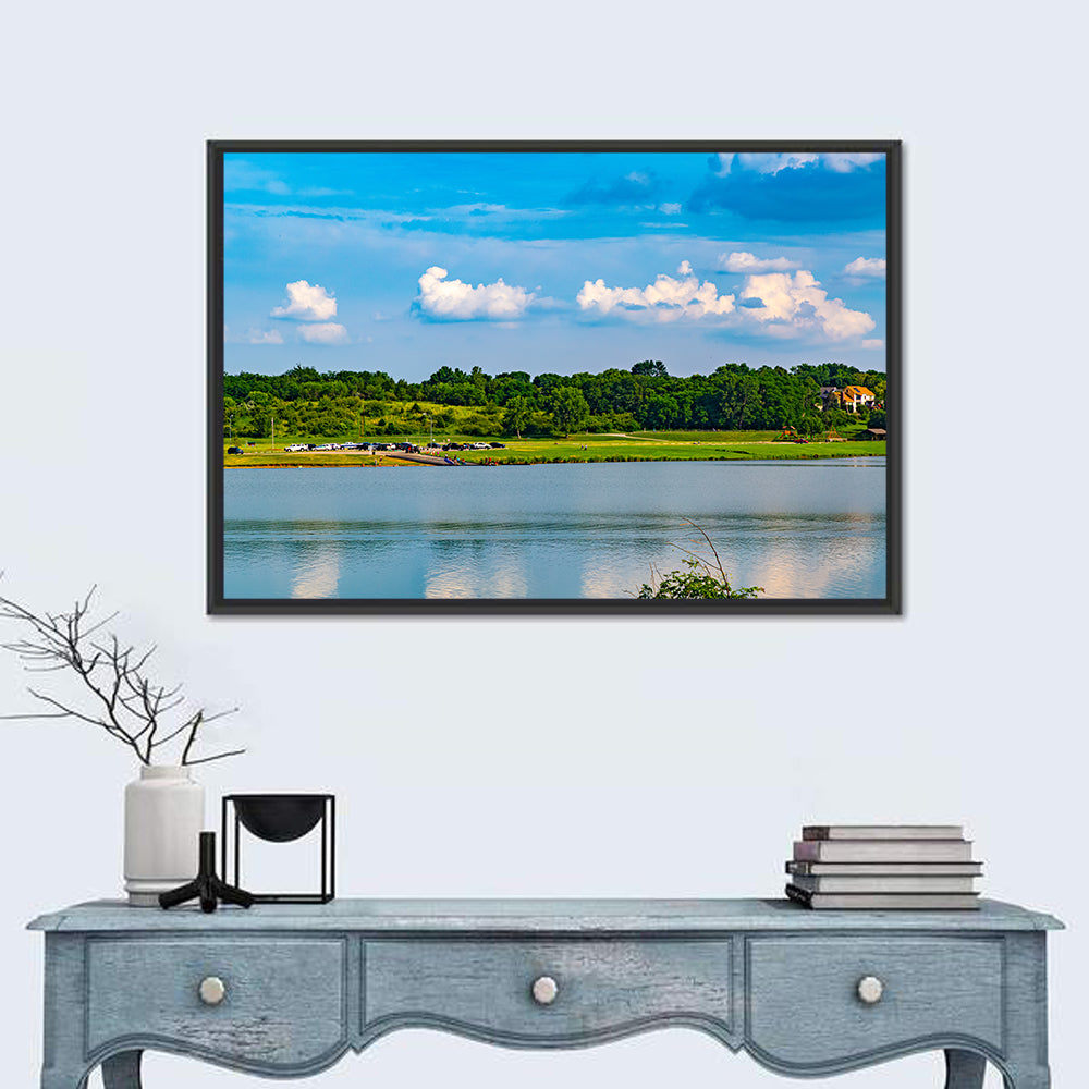 Zorinsky Lake Reflection Wall Art