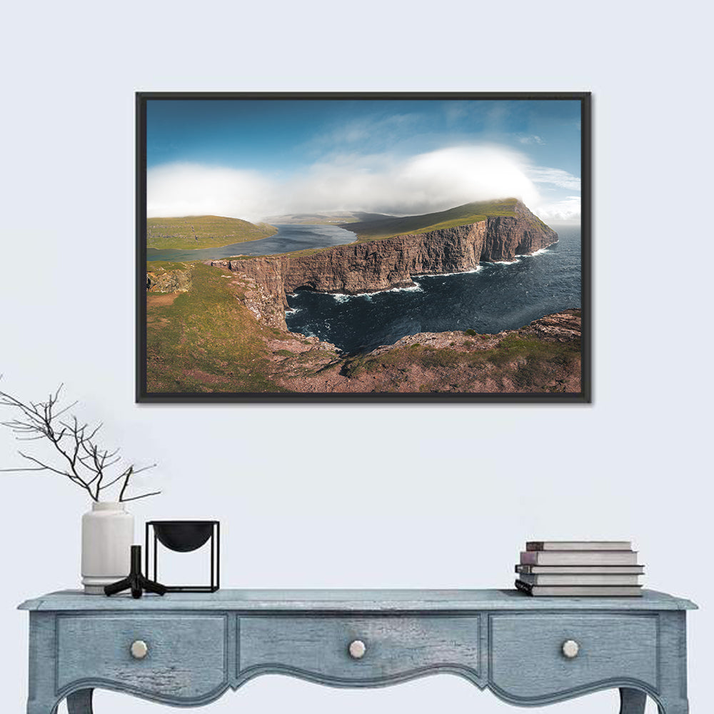 Traelanipa Cliffs, Sørvágsvatn Wall Art