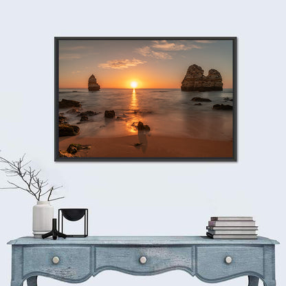 Praia Do Camillo Sunset Wall Art