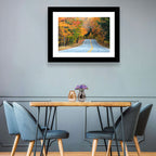 Autumn Road in New Hampshire Wall Art
