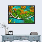 Plitvice Lakes Boardwalk Wall Art