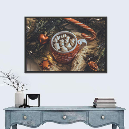Festive Hot Cocoa Mug Wall Art