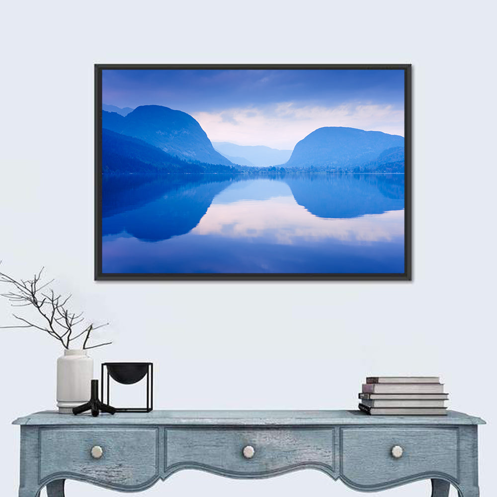 Lake Bohinj Morning Reflection Wall Art