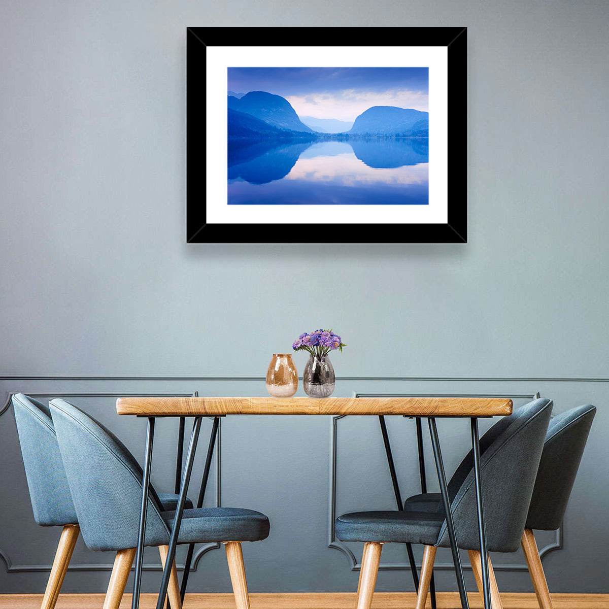 Lake Bohinj Morning Reflection Wall Art