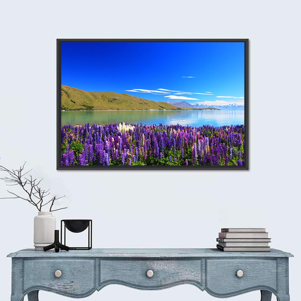 Lake Tekapo Lupine Fields Wall Art