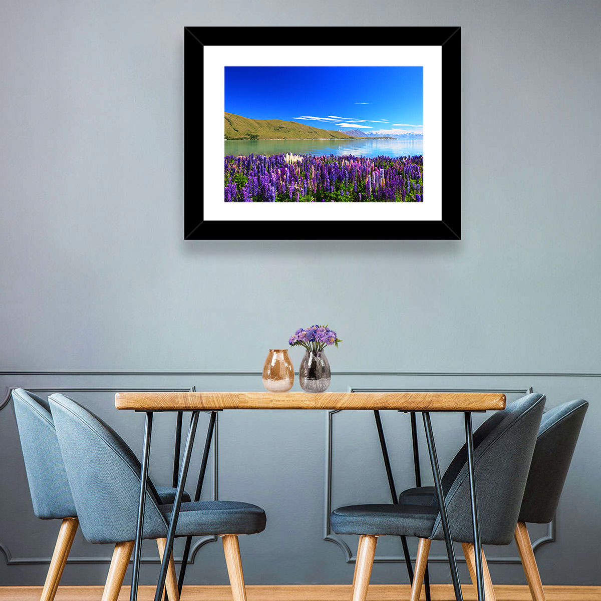 Lake Tekapo Lupine Fields Wall Art