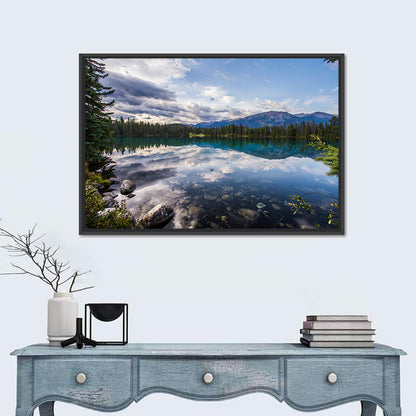 Lake Beauvert, Alberta Wall Art