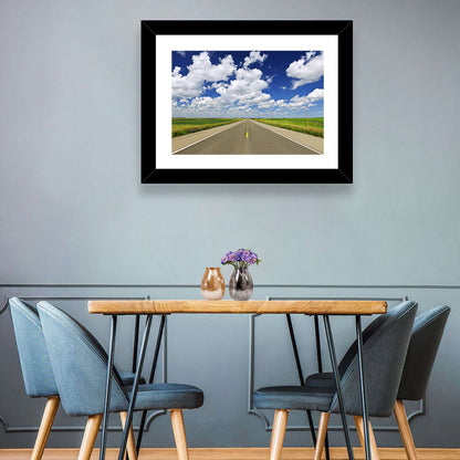 Saskatchewan Prairie Highway Wall Art