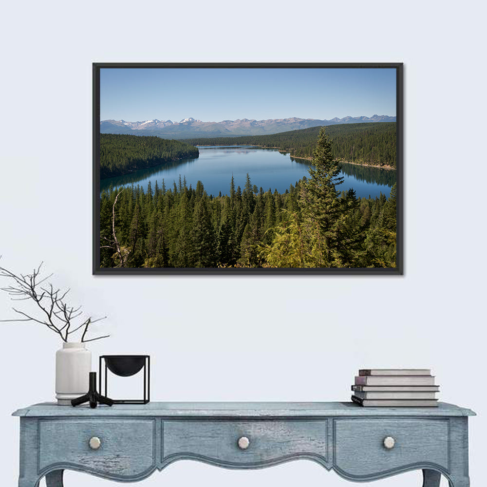 Holland Lake in Summer Wall Art in a room, landscape