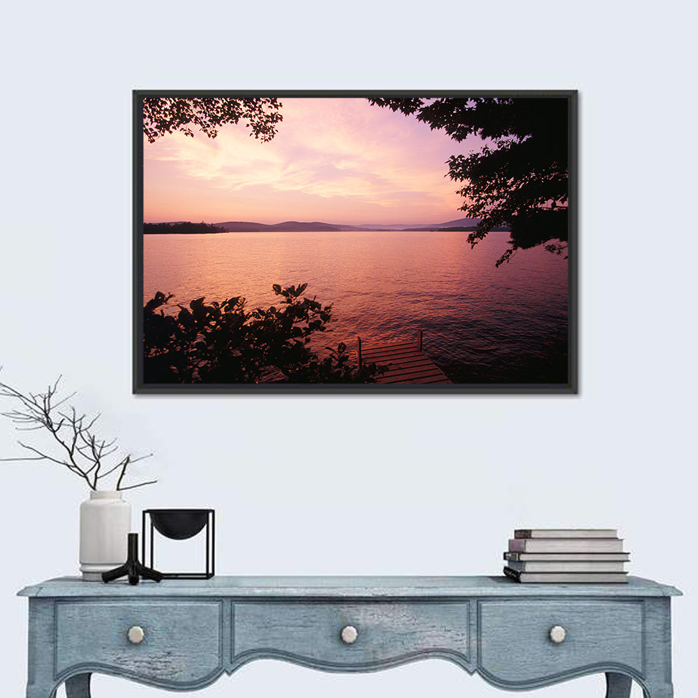 Lake Winnipesaukee Sunset Wall Art