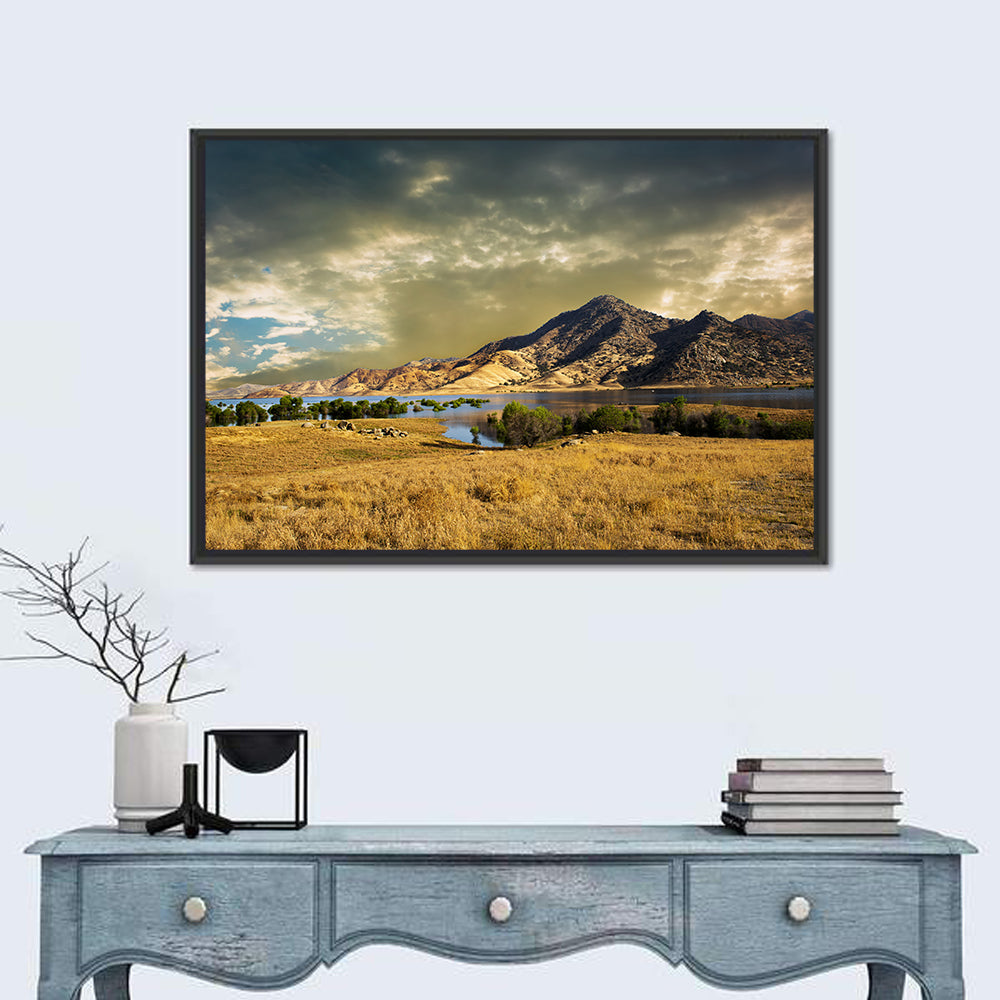 Lake Kaweah at Golden Hour Wall Art