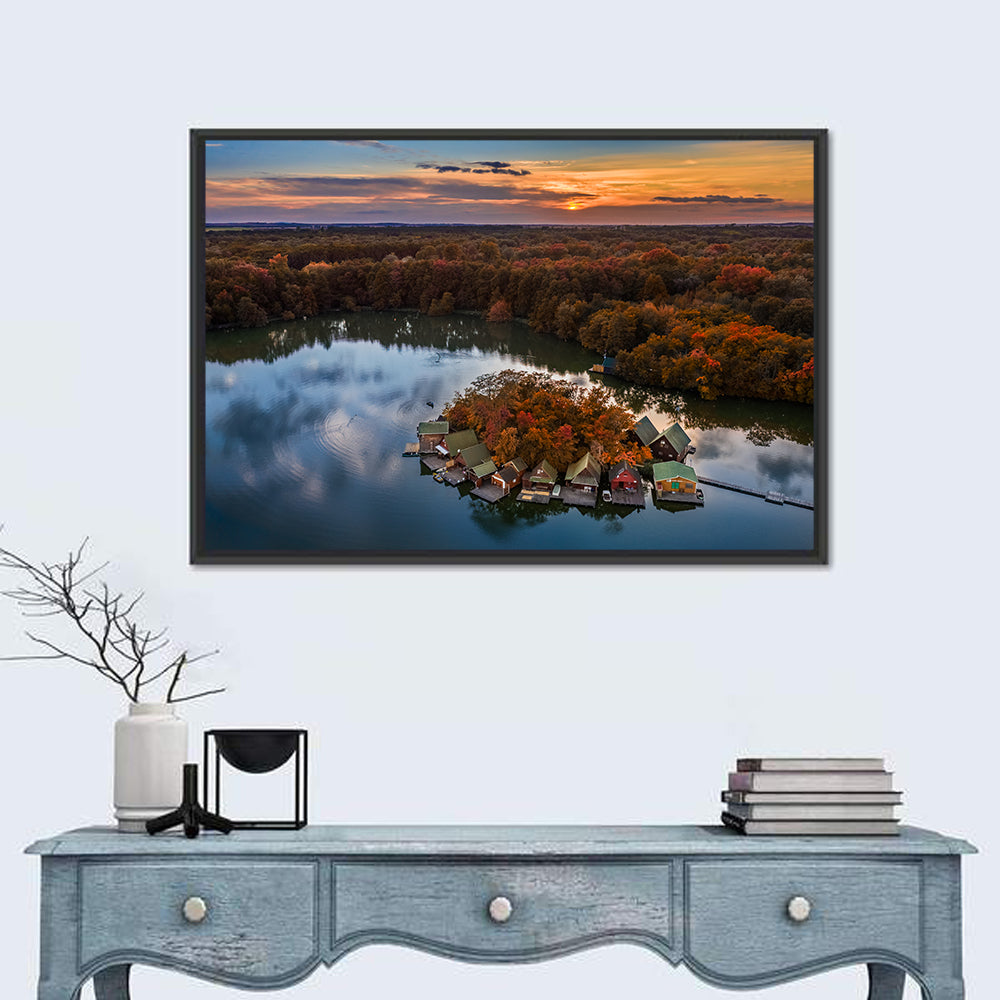 Lake Derito at Dusk Wall Art