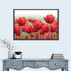 Red Tulips with Yellow Tips Wall Art