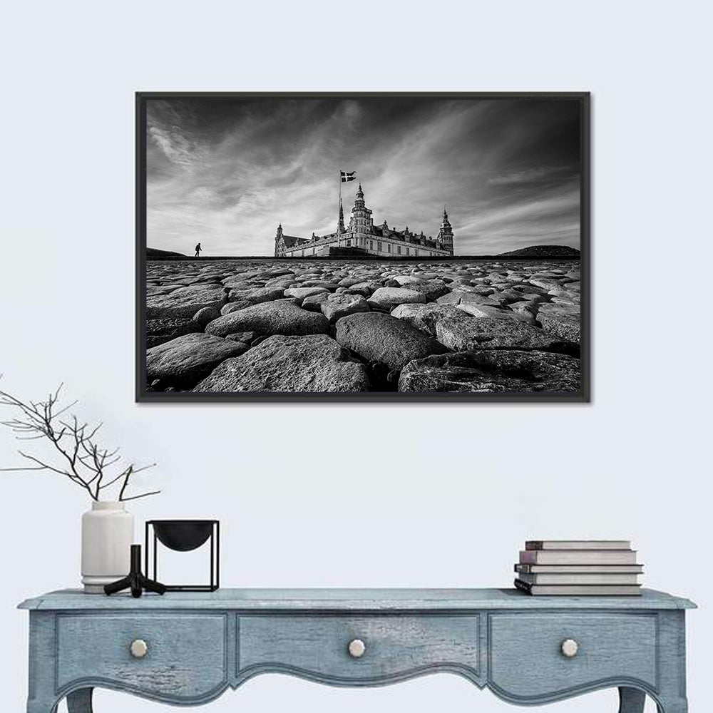 Kronborg Castle Wall Art in a room, landscape