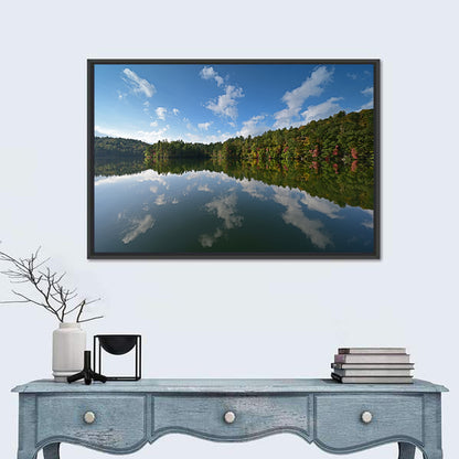 Autumn Reflection at Lake Santeetlah Wall Art