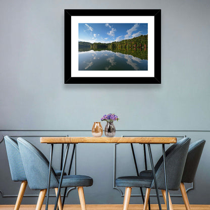 Autumn Reflection at Lake Santeetlah Wall Art