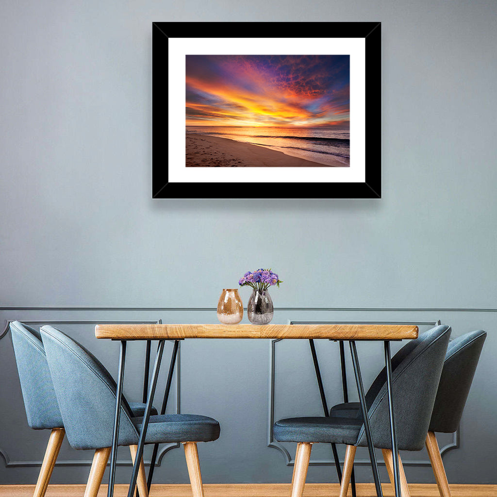 Maine Beach Sunrise Wall Art