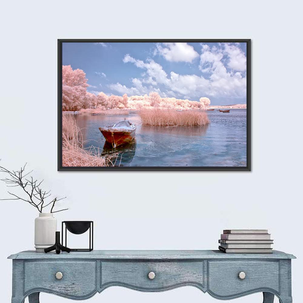 Golyazi Lake Boat Wall Art