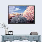 Golyazi Lake Infrared Landscape Wall Art