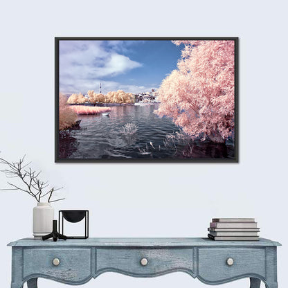 Golyazi Lake Infrared Landscape Wall Art
