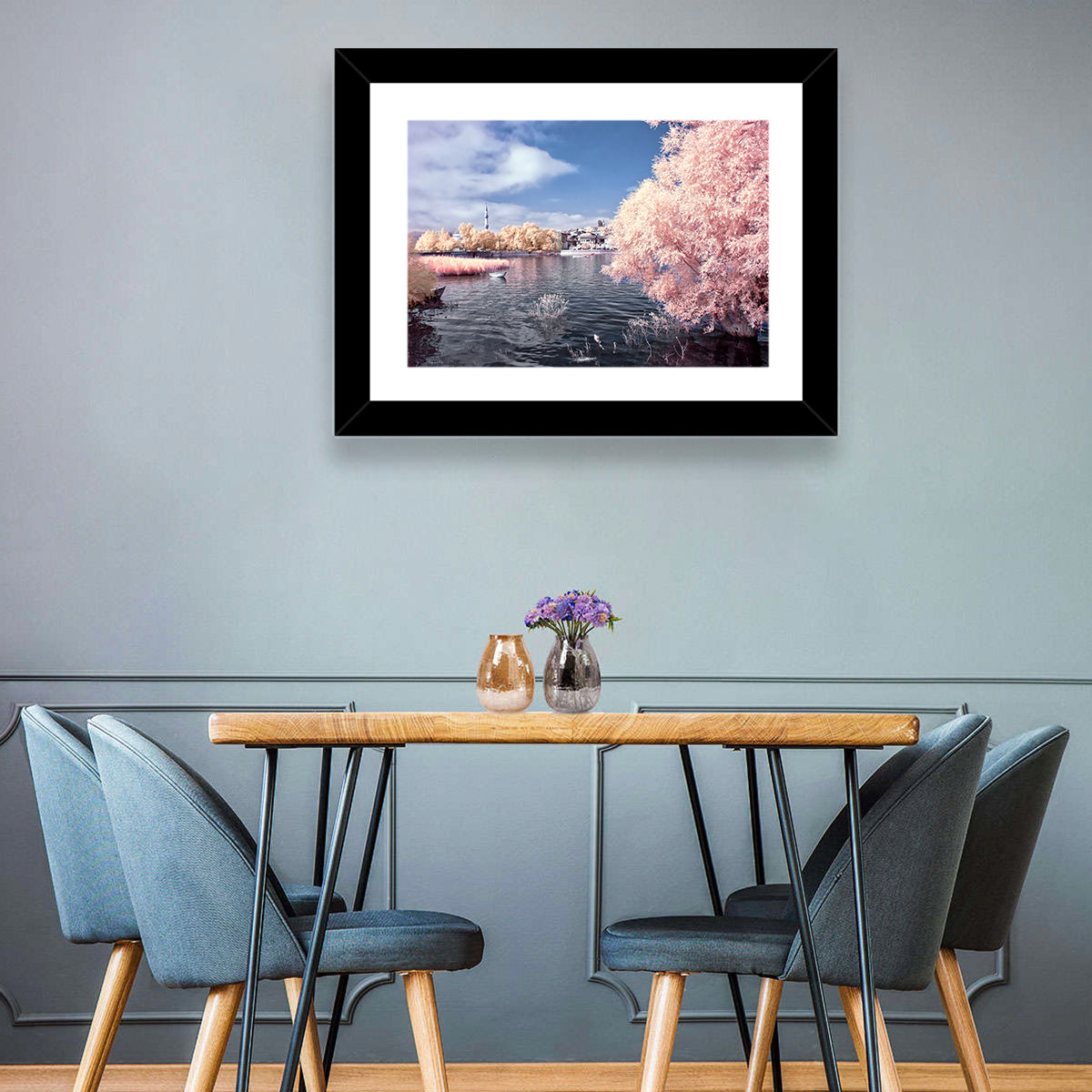 Golyazi Lake Infrared Landscape Wall Art