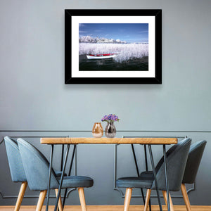 Lake Golyazi in Winter Wall Art