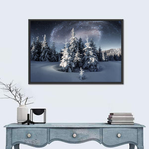 Majestic Winter Forest Wall Art