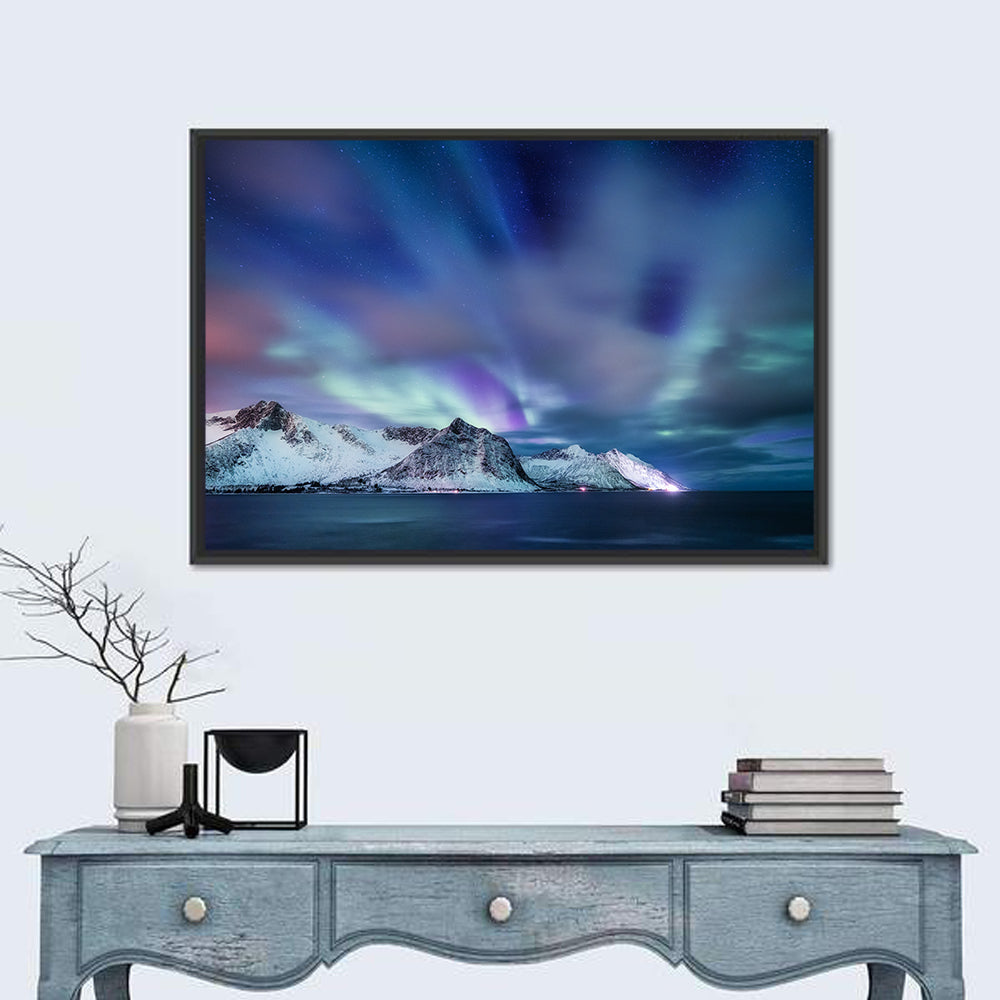 Northern Lights Over Norway Wall Art