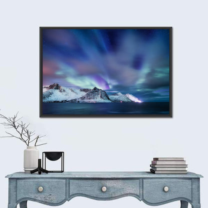 Northern Lights Over Norway Wall Art