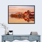 Svět Pond, Trebon Sunrise Wall Art