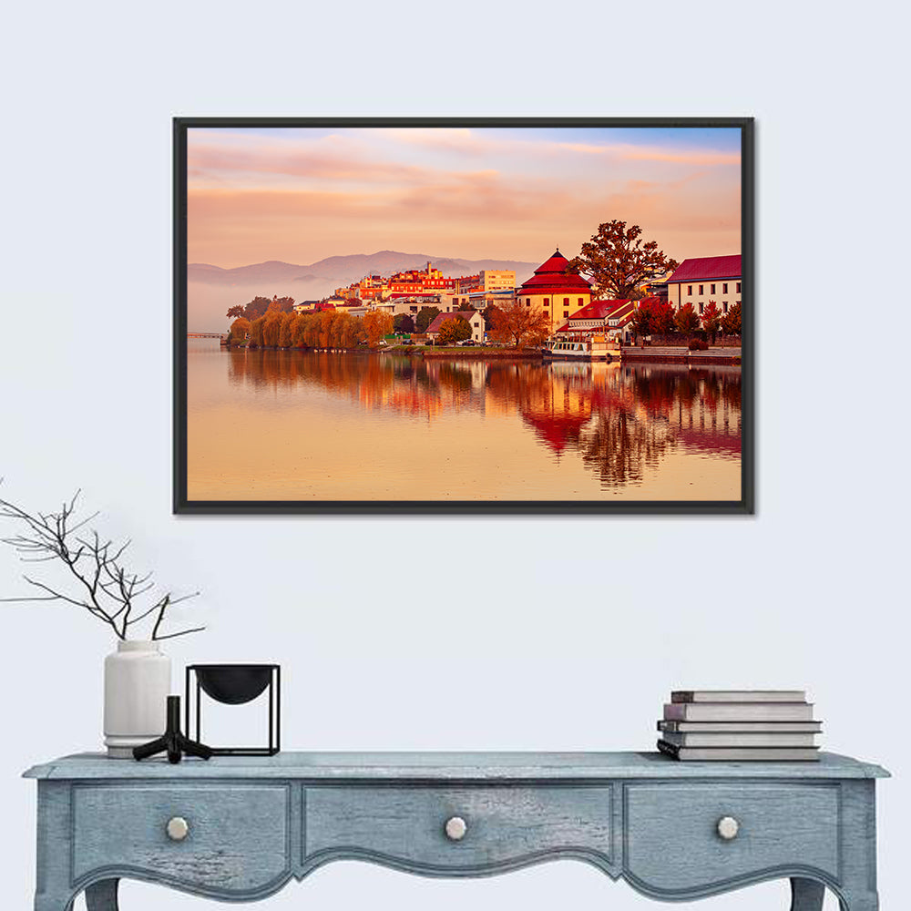 Svět Pond, Trebon Sunrise Wall Art