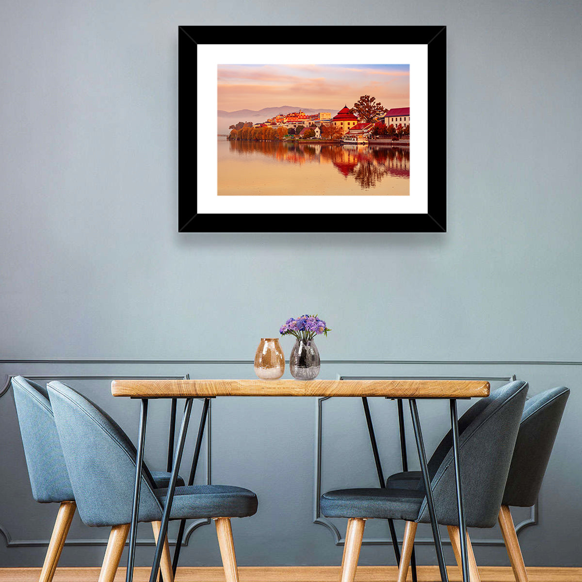 Svět Pond, Trebon Sunrise Wall Art