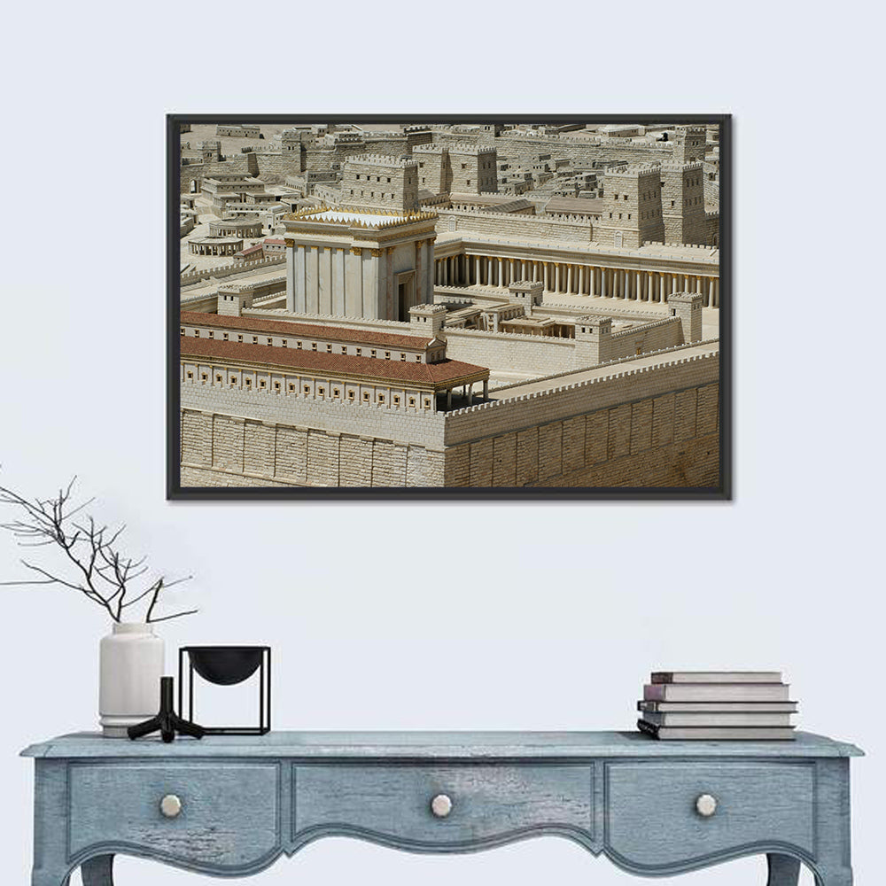 Holyland Model Second Temple Wall Art