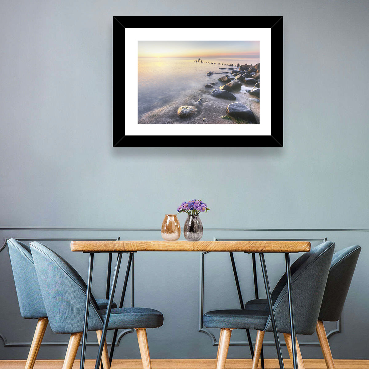 Michigan Shoreline Pilings Wall Art