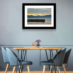 Lake Vrana Pier at Sunset Wall Art