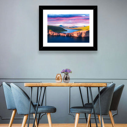 Sørvágsvatn Sunset Wall Art